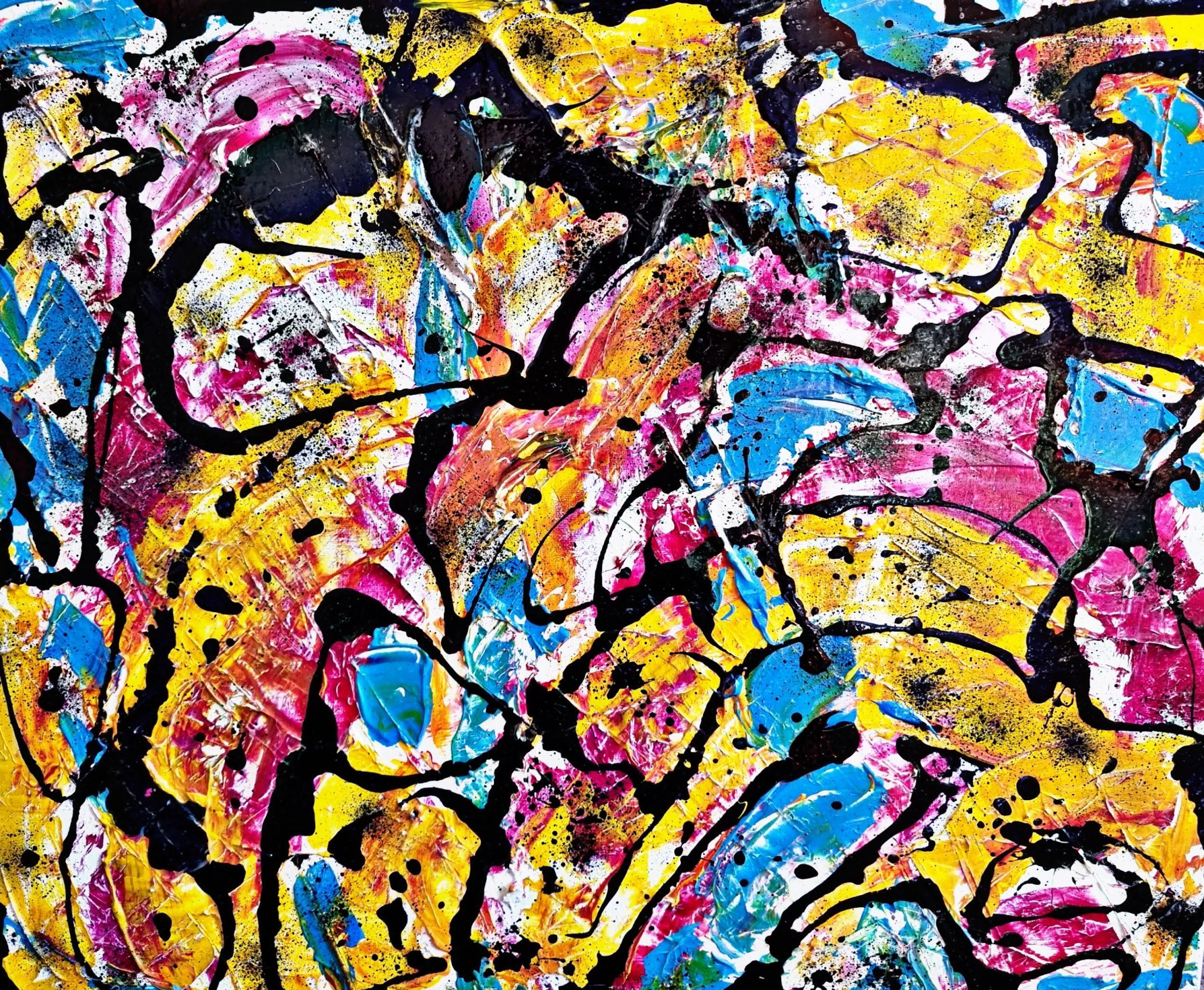 Abstract painting by Charley Perryn