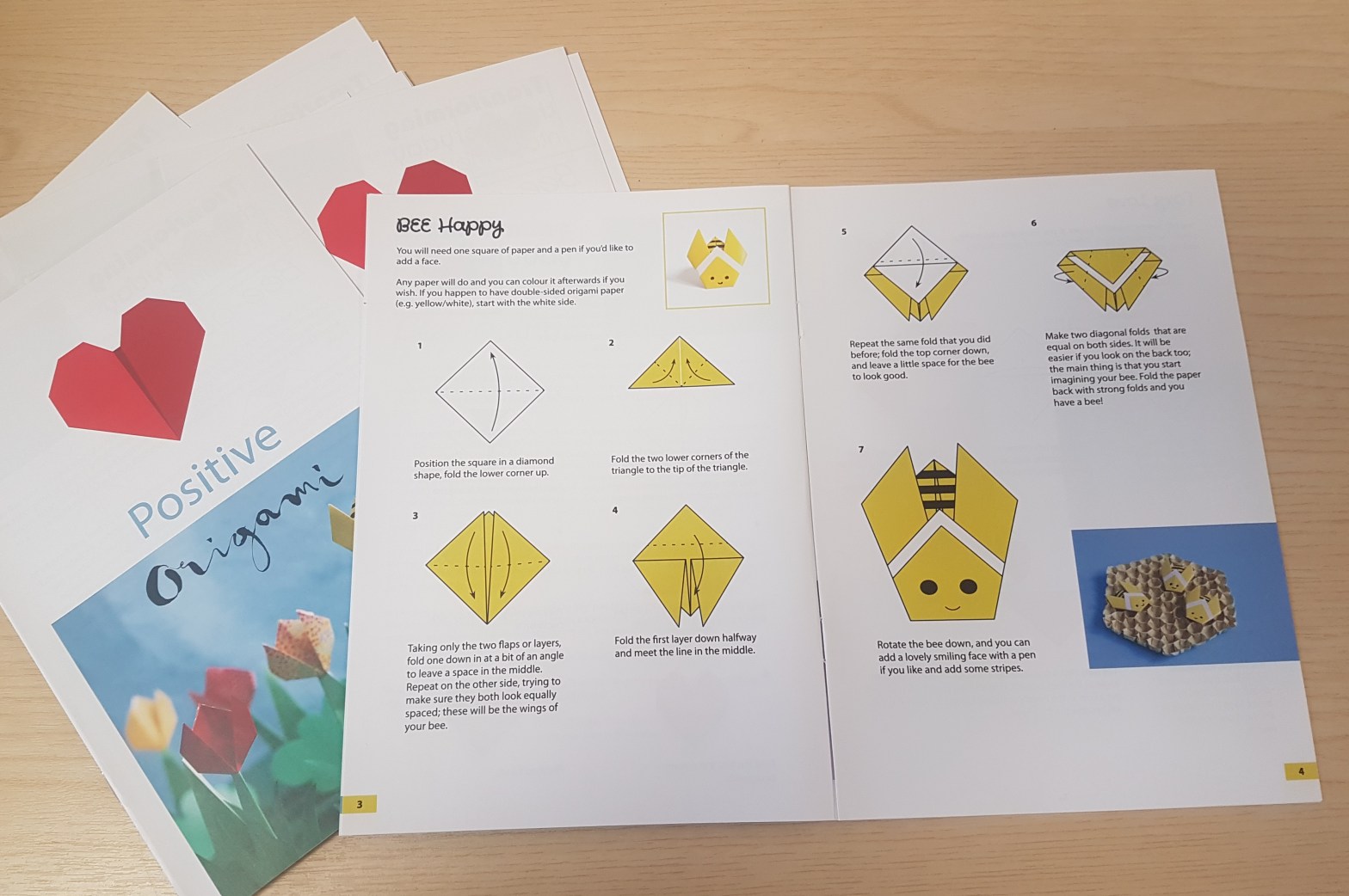 Positive Origami booklet